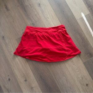 Red Athletic Skirt